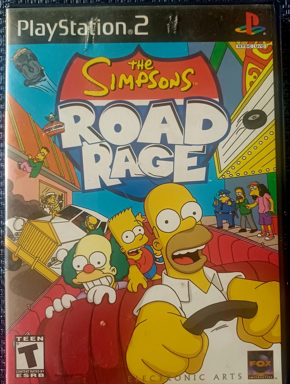 PlayStation 2 The Simpsons: Road Rage RARE 2001